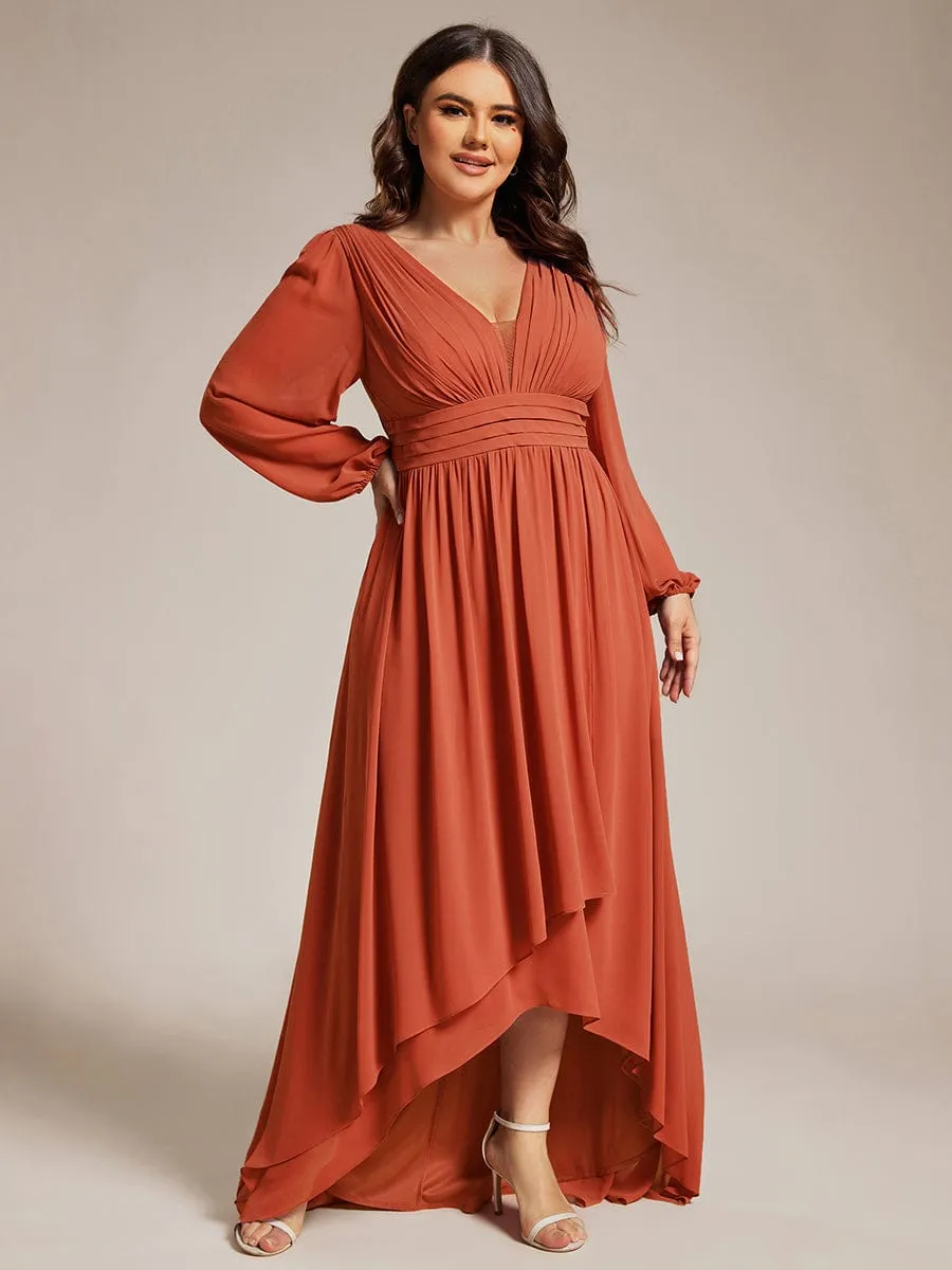Roycebridal Belindy chiffon long sleeve mother of the bride dress