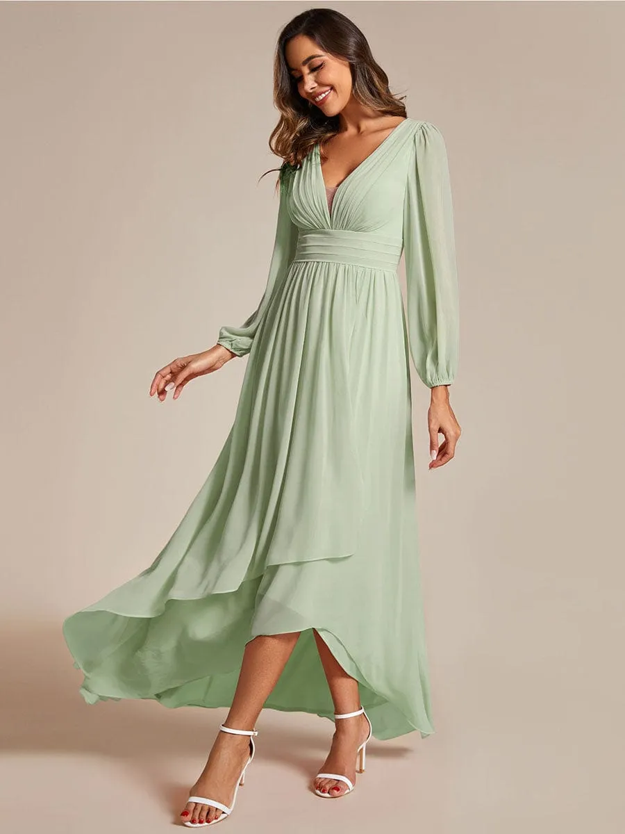 Roycebridal Belindy chiffon long sleeve mother of the bride dress