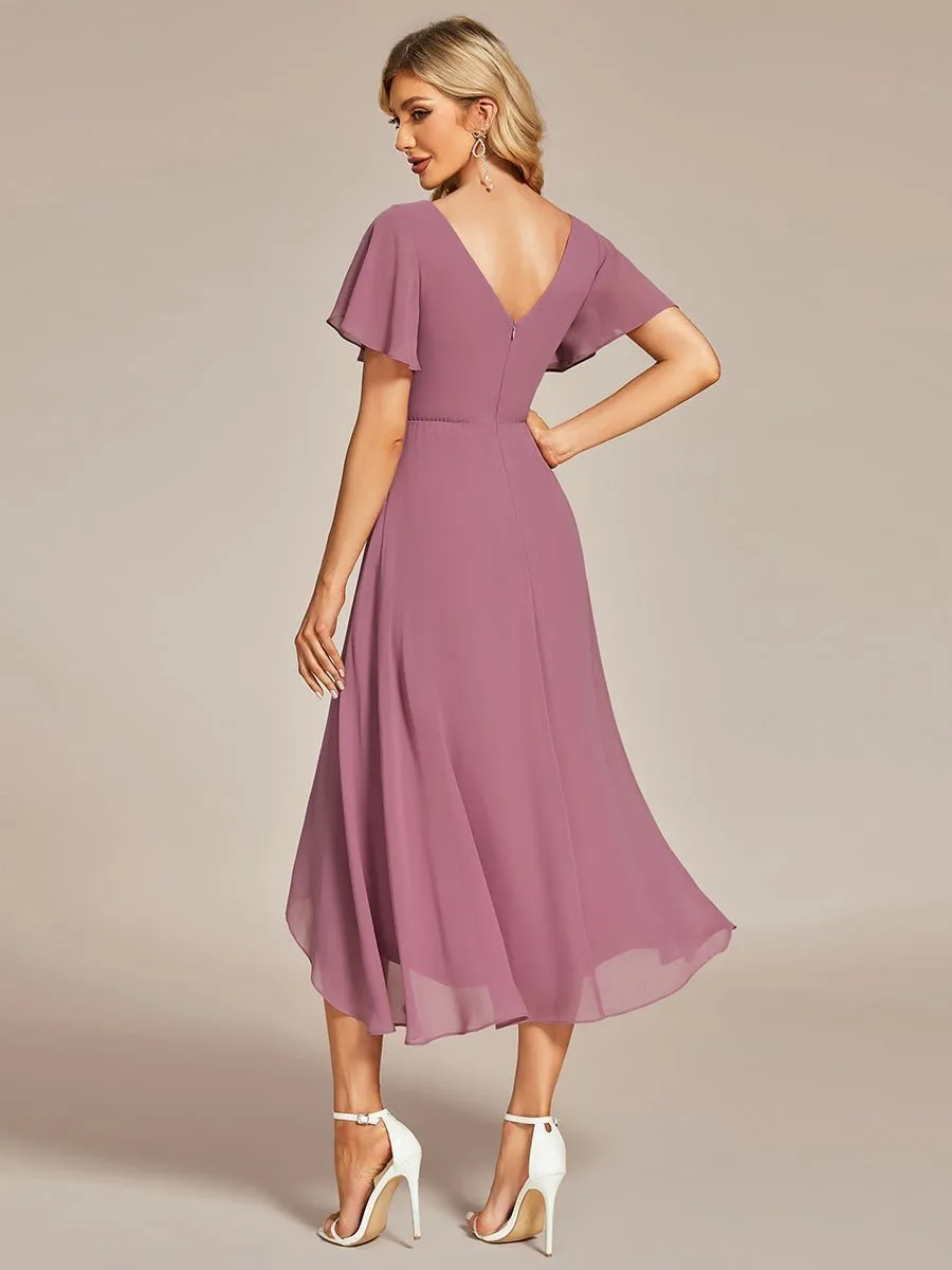 Roycebridal Grace midi mother of the bride gown in dusky rose s10 Express NZ wide