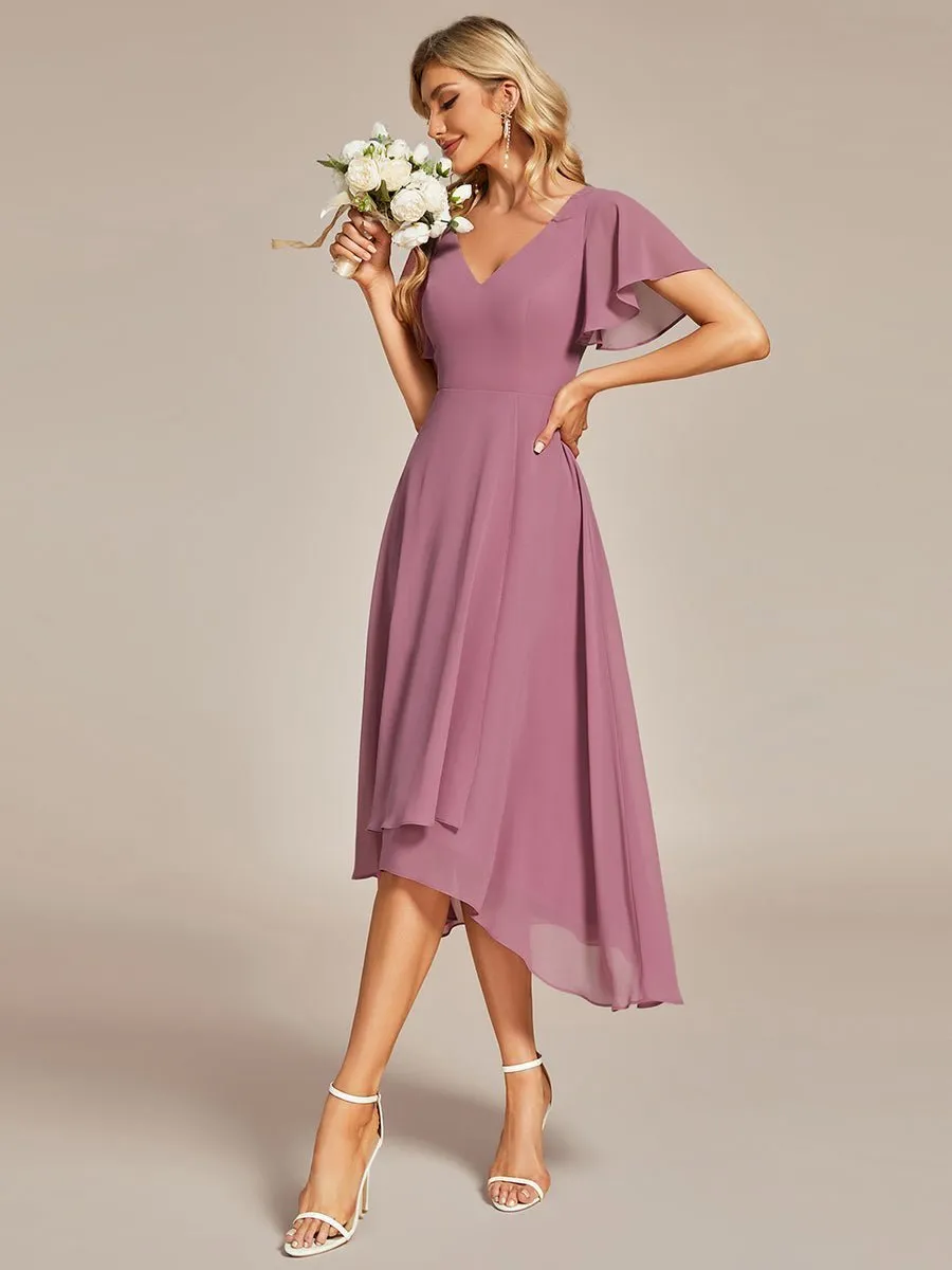 Roycebridal Grace midi mother of the bride gown in dusky rose s10 Express NZ wide