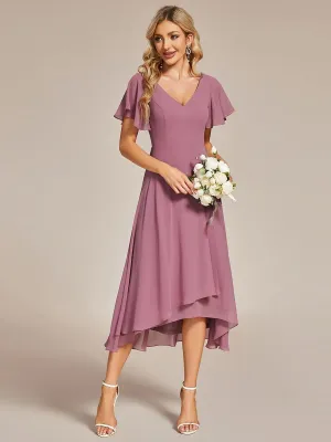 Roycebridal Grace midi mother of the bride gown in dusky rose s10 Express NZ wide