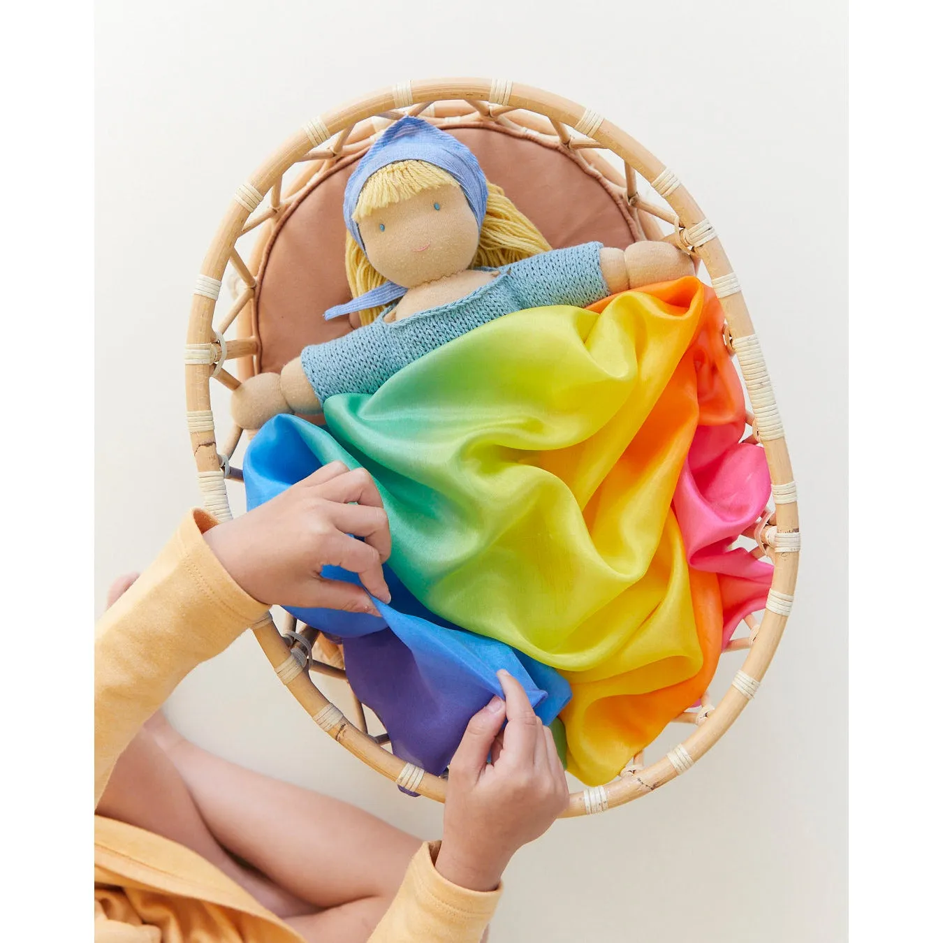 Sarah's Silks Enchanted Playsilk - Rainbow