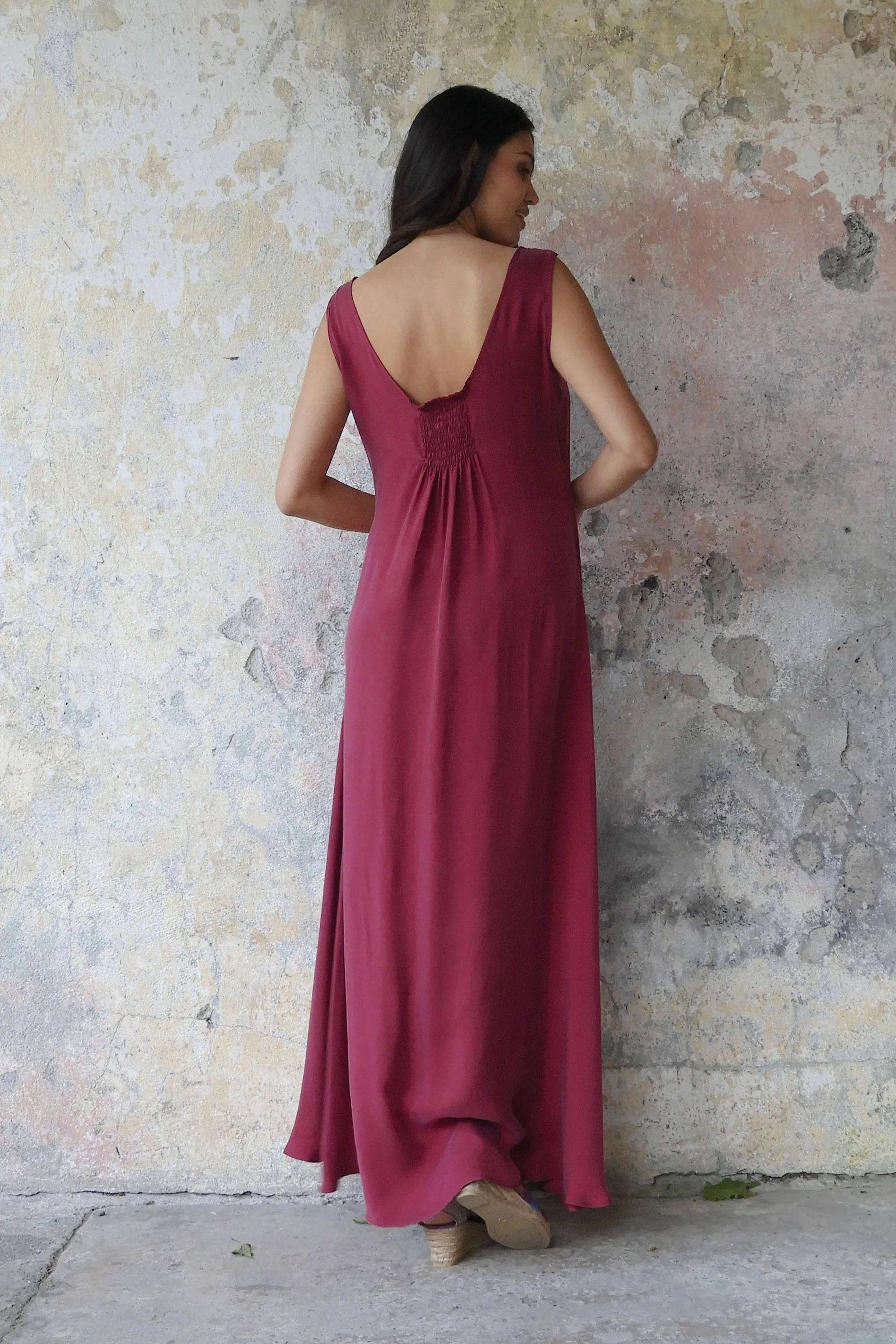 SERENDIPITY Sleeveless Flare Dress