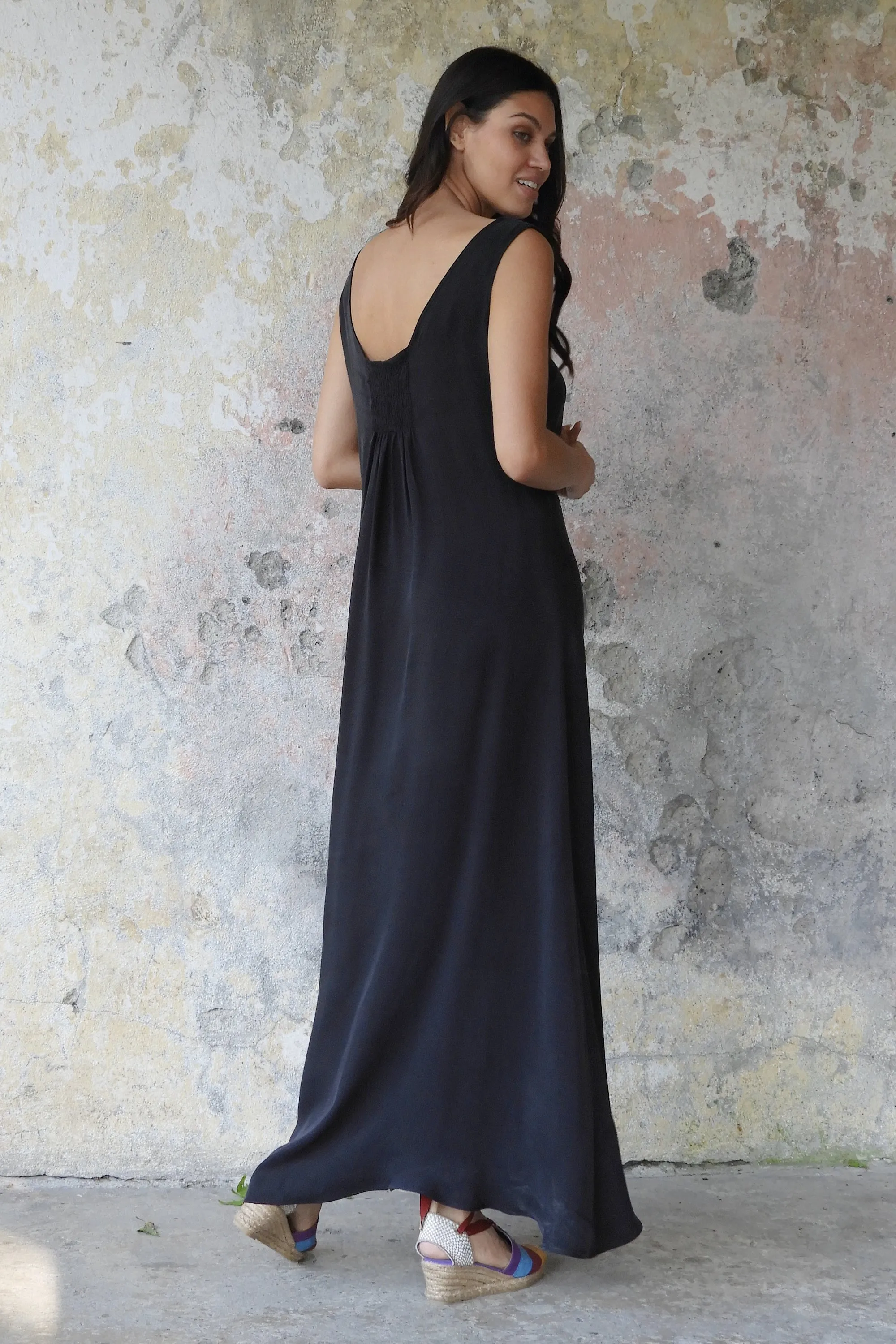 SERENDIPITY Sleeveless Flare Dress