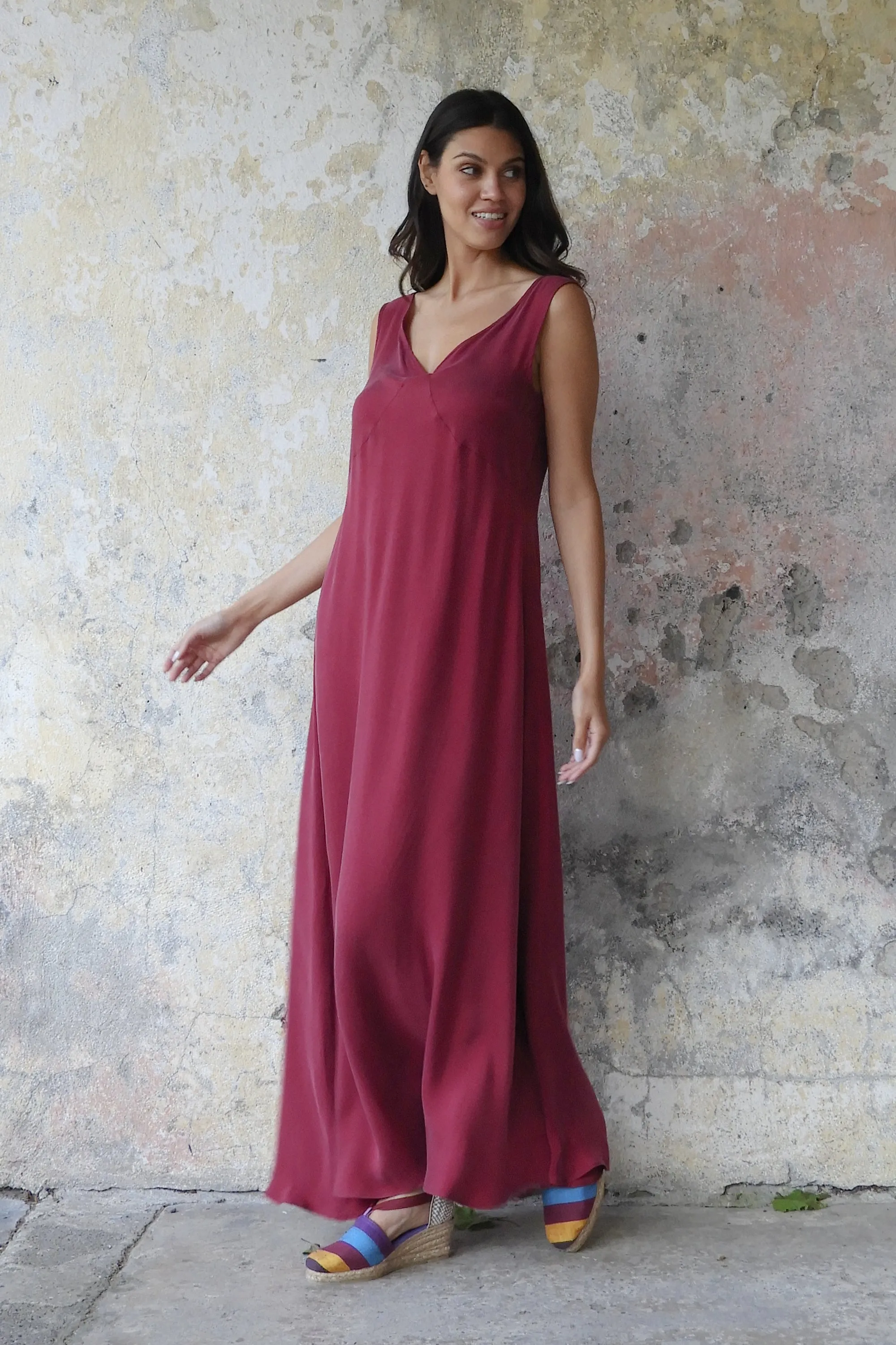 SERENDIPITY Sleeveless Flare Dress