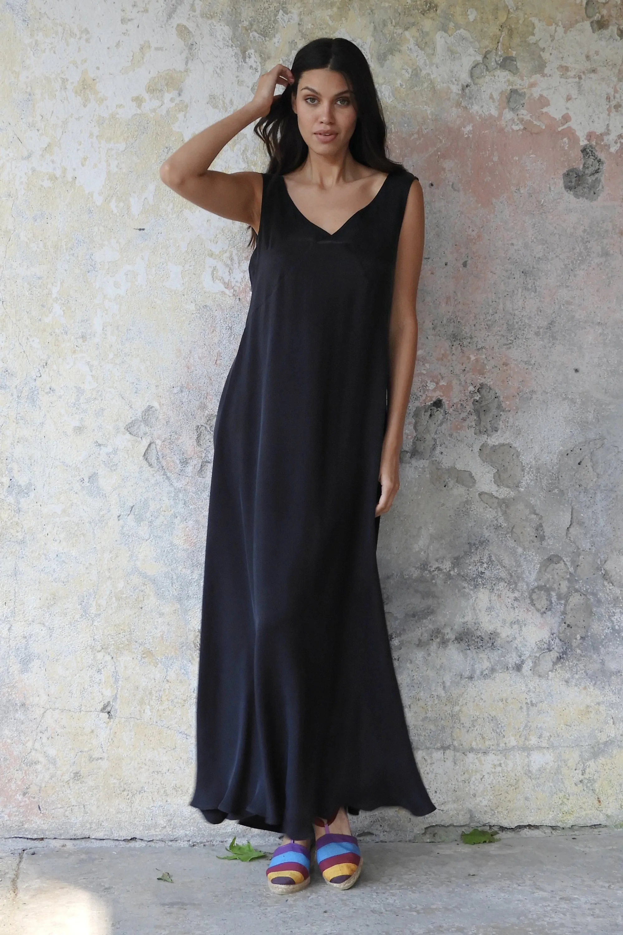 SERENDIPITY Sleeveless Flare Dress