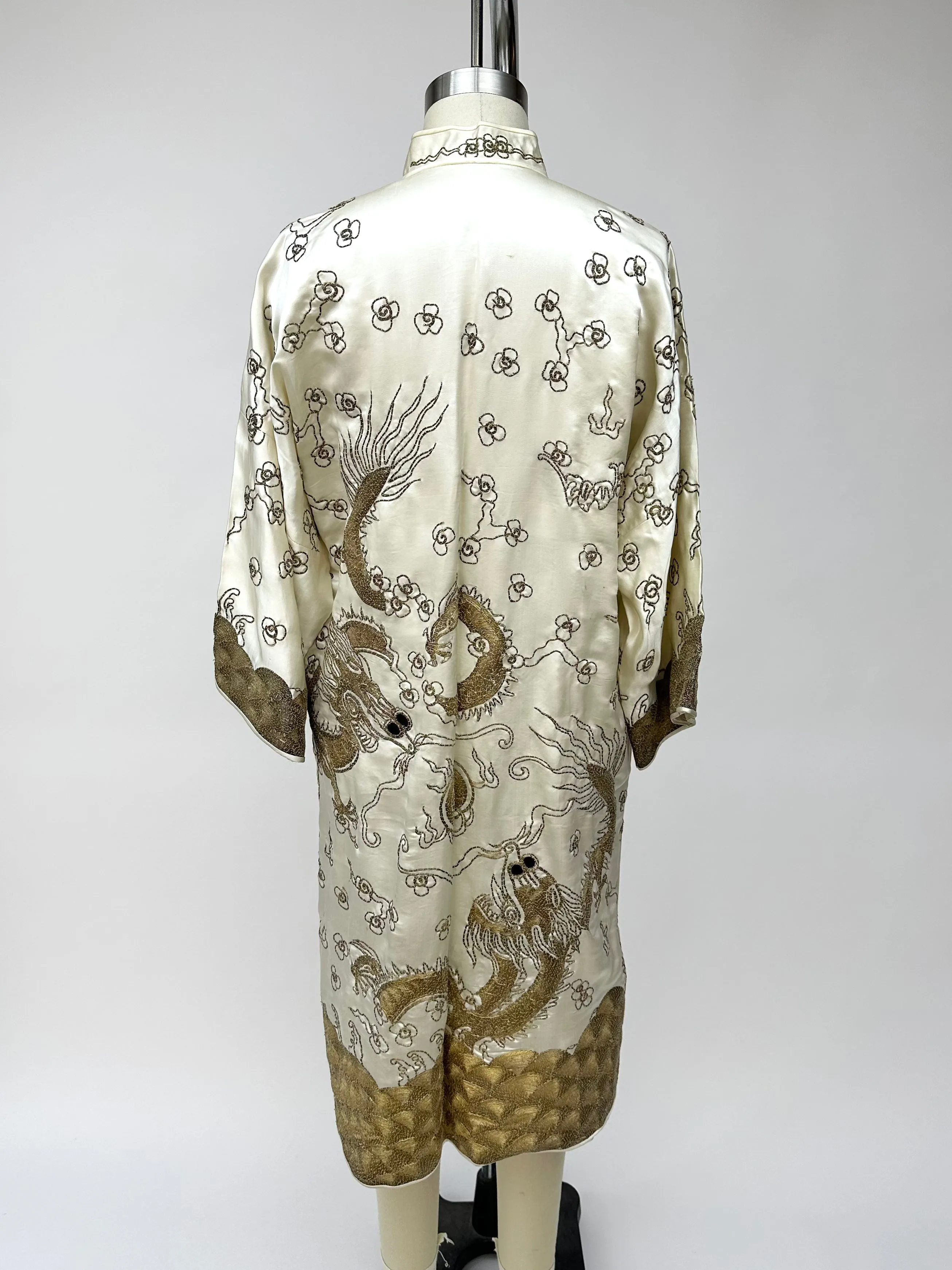 Silk Dragon Embroidered Robe