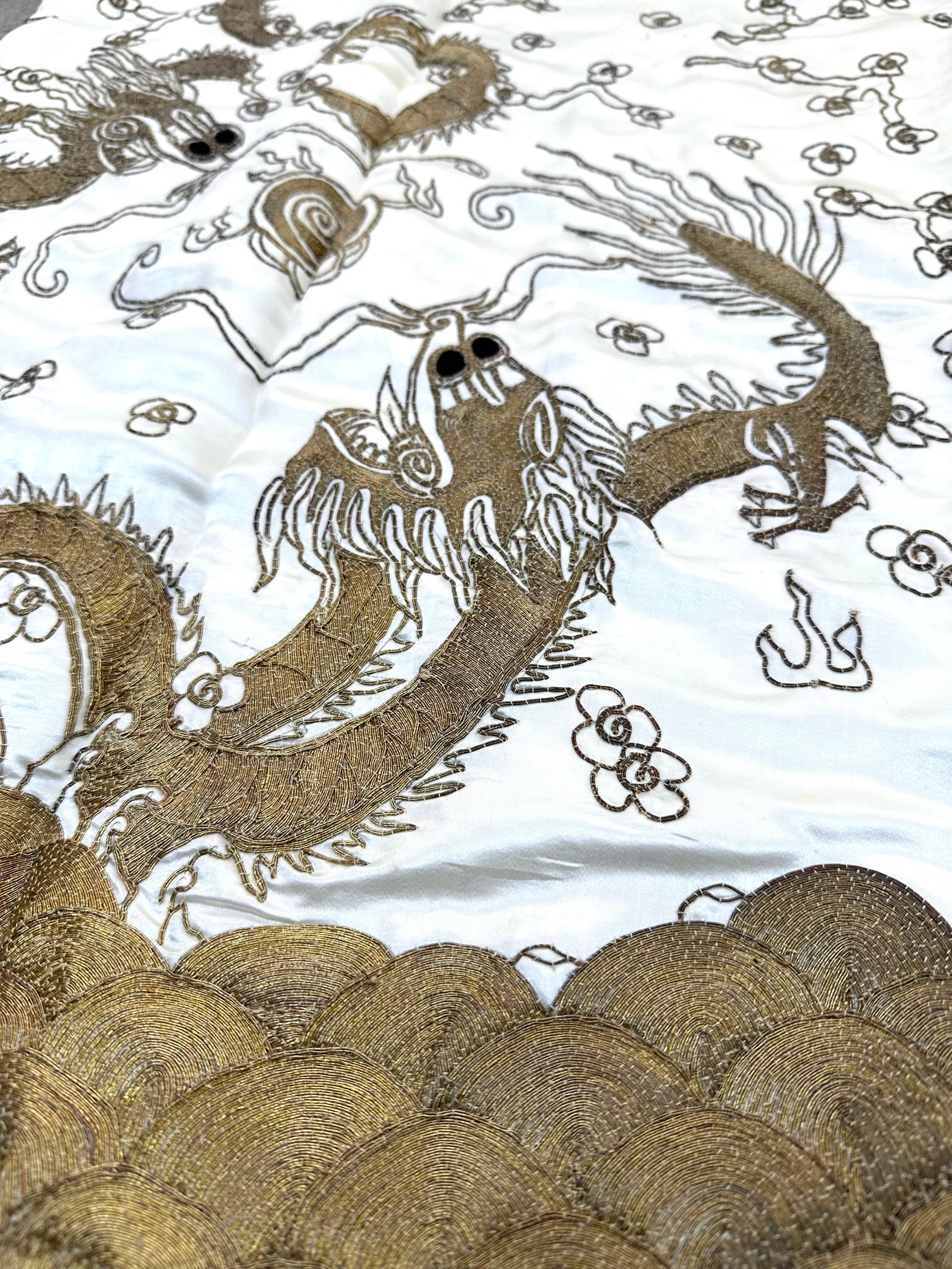 Silk Dragon Embroidered Robe