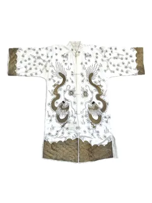 Silk Dragon Embroidered Robe