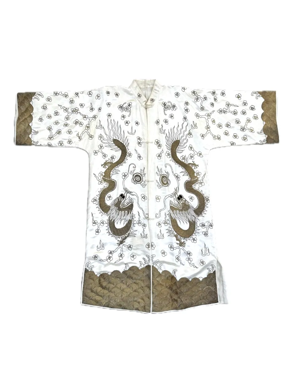 Silk Dragon Embroidered Robe