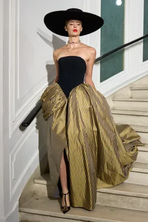 Strapless Tulip Bubble Gown