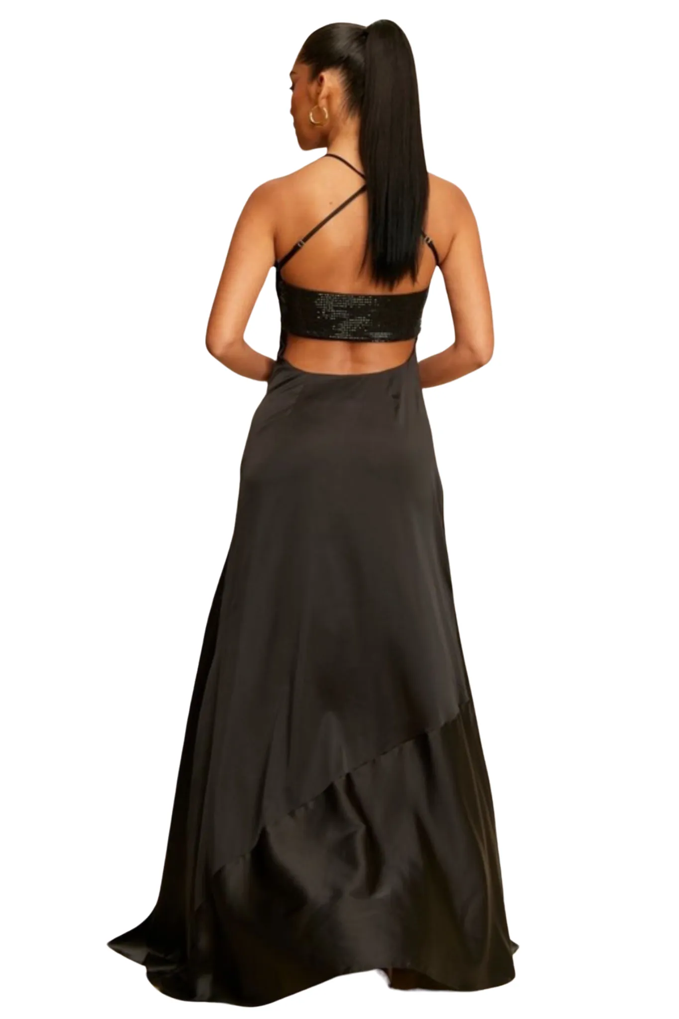 Talon Satin Slip Dress