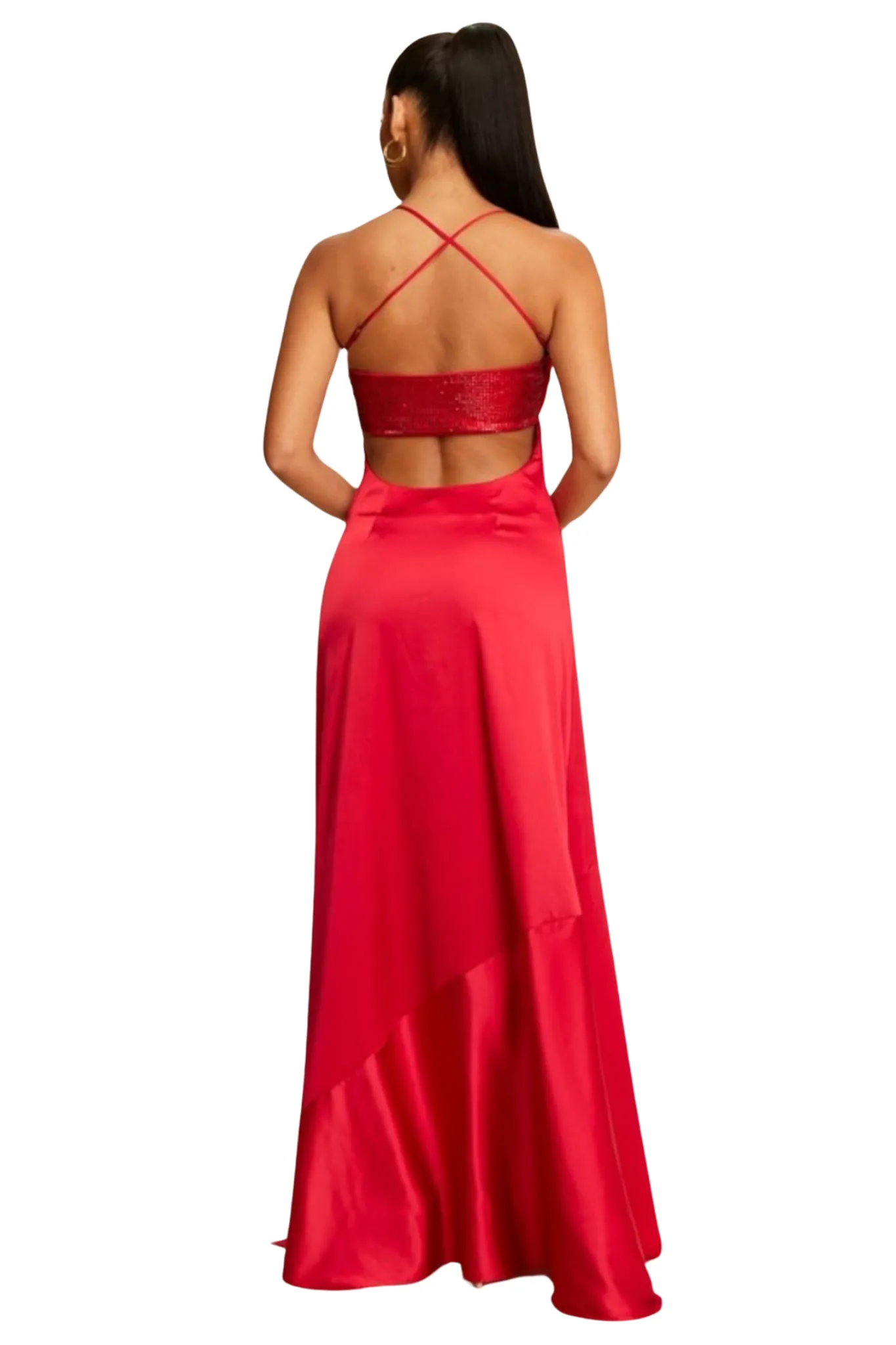 Talon Satin Slip Dress