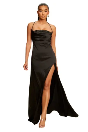 Talon Satin Slip Dress