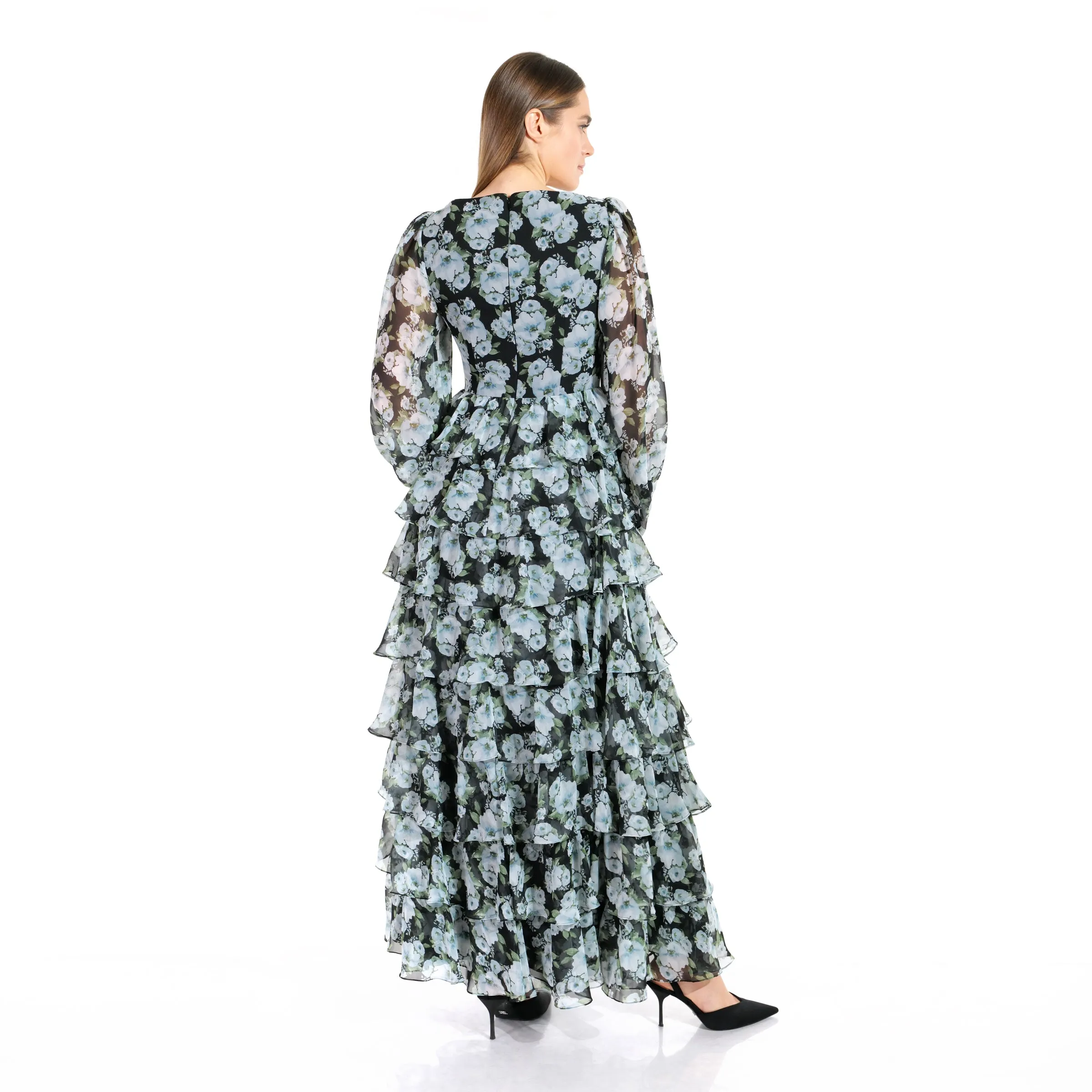 The Winter Garden Tiered Gown