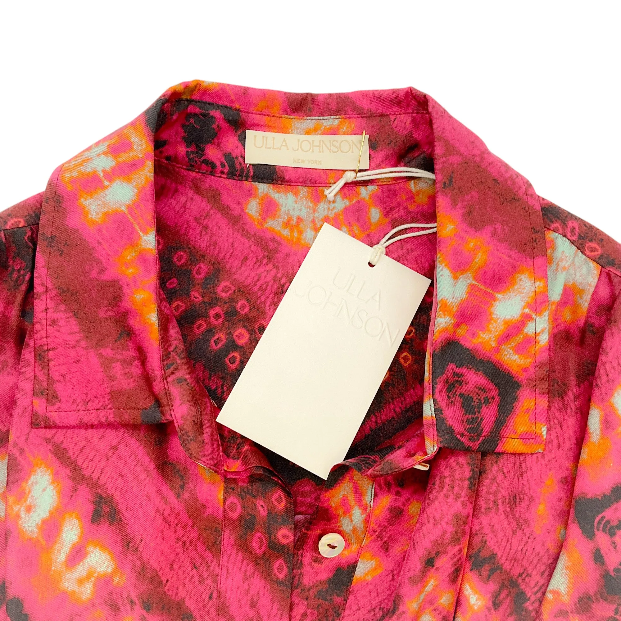 Ulla Johnson Jude Wild Rose Silk Dress