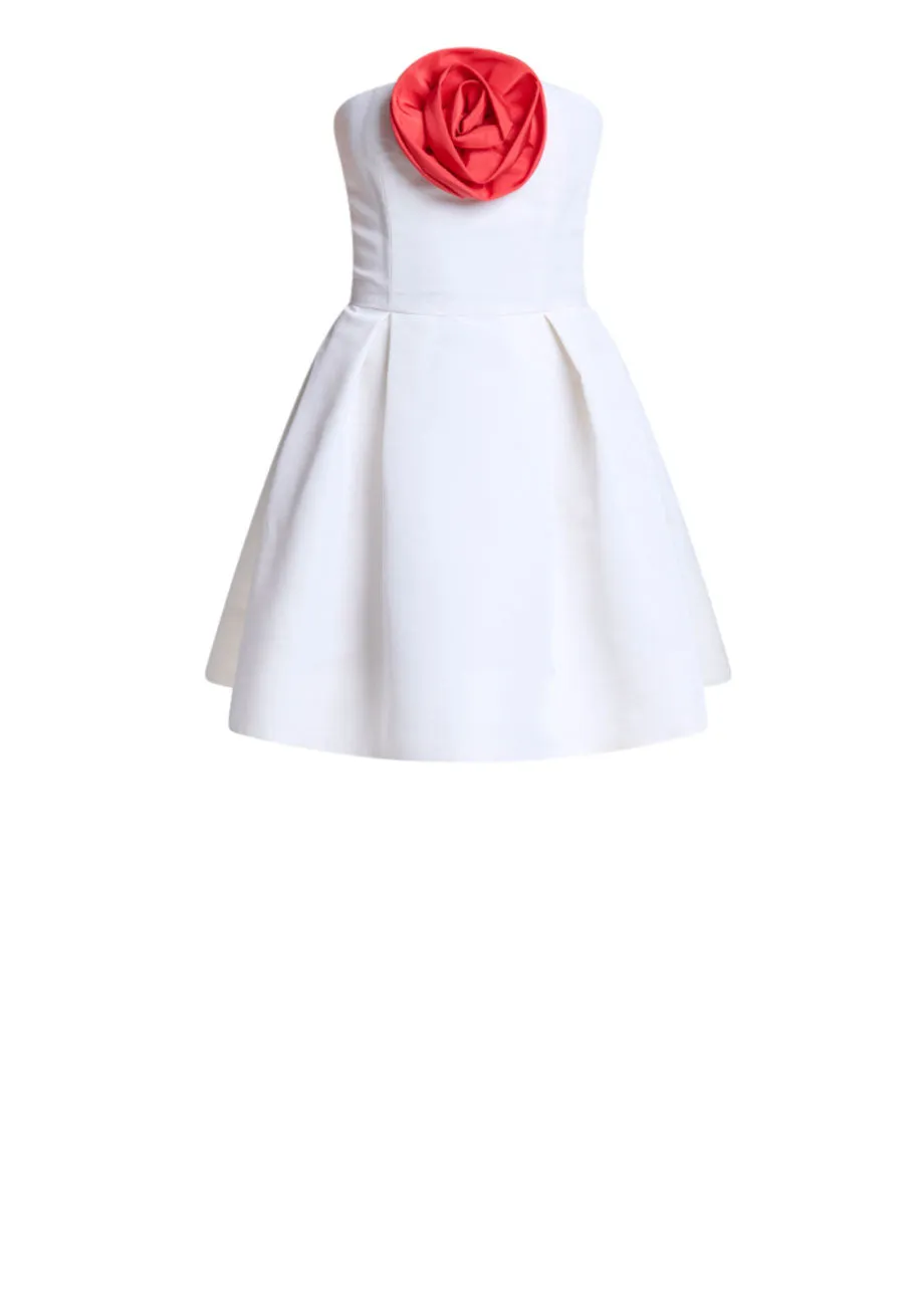 Vivienne Silk Faille Mini Dress
