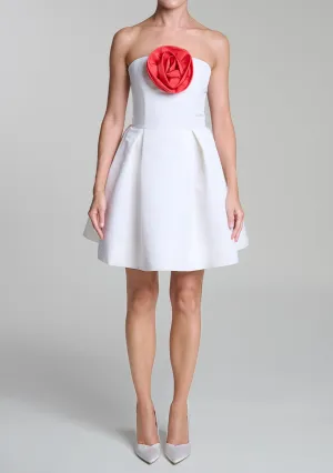 Vivienne Silk Faille Mini Dress