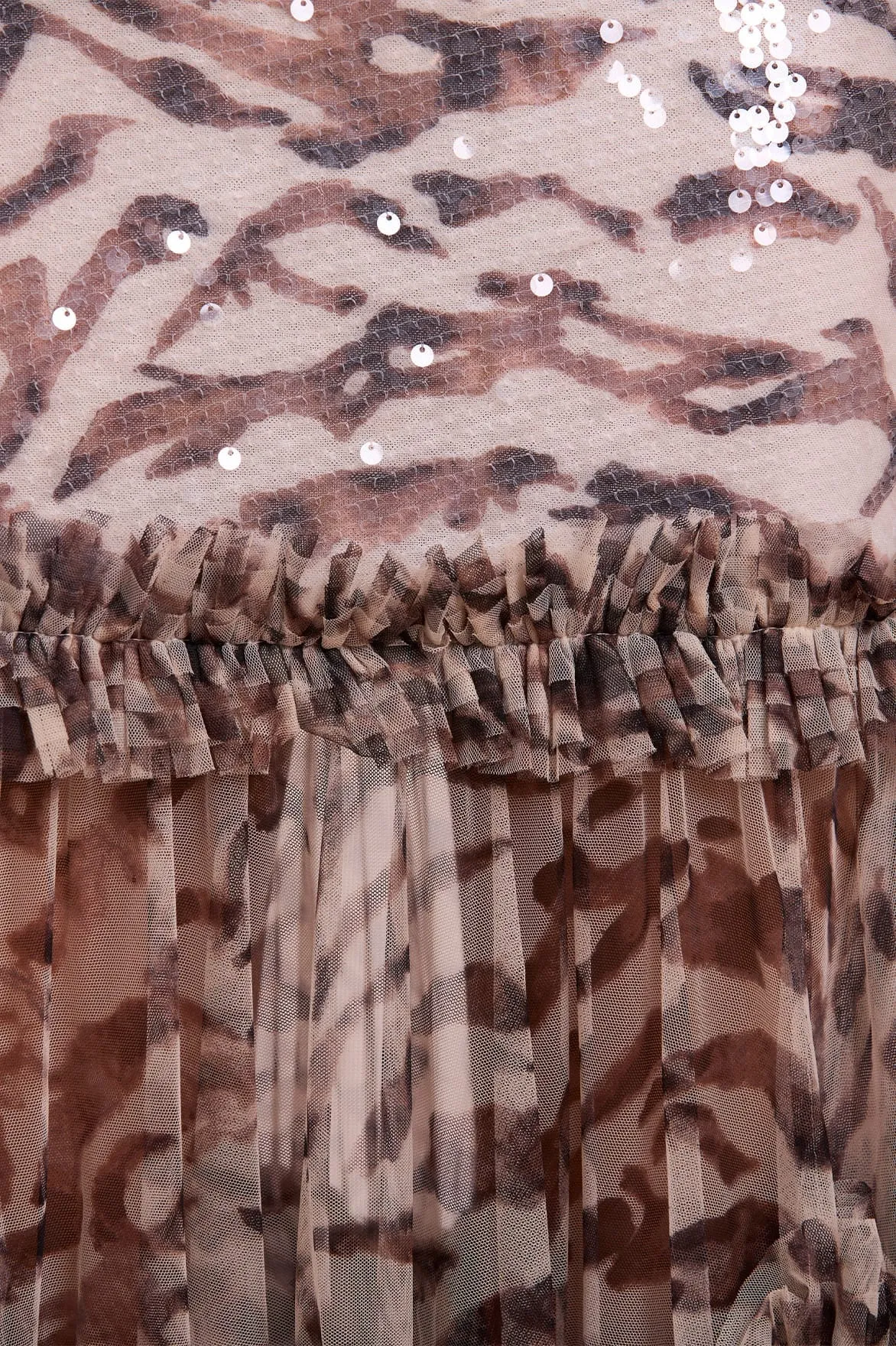 Zebra Tallulah Off-Shoulder Gown